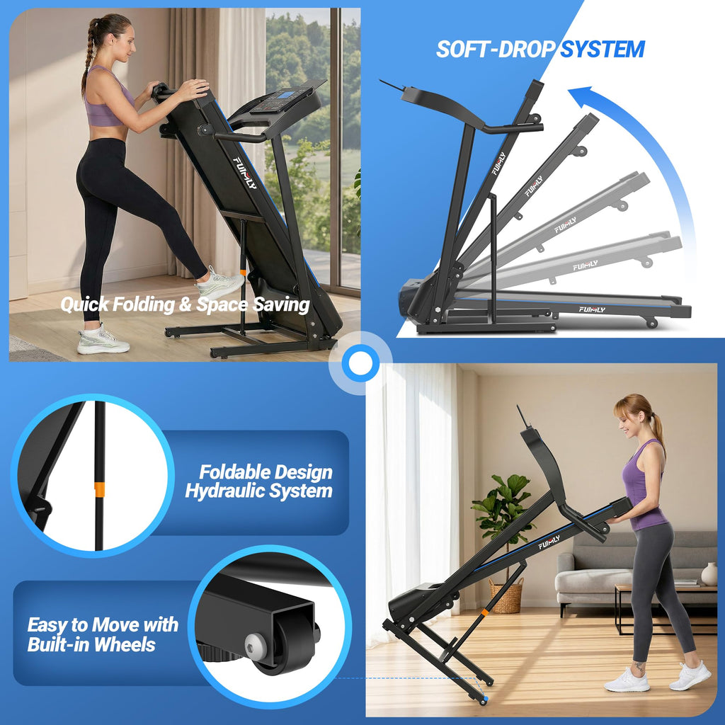 Foldable Auto Incline Treadmill