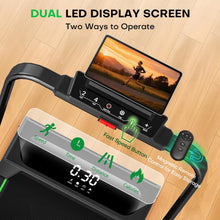 Foldable Incline Walking Pad Treadmill