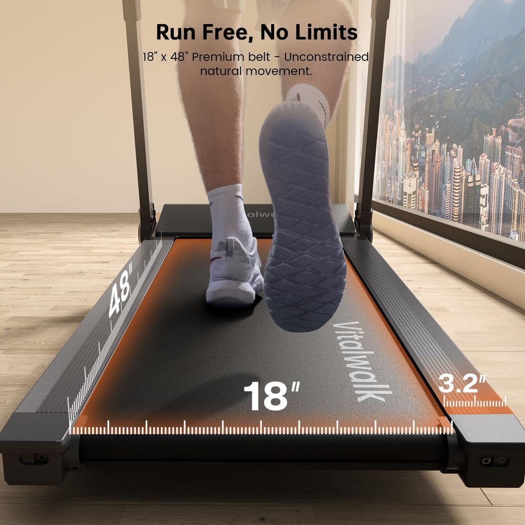 Foldable Auto Incline Walking Pad Treadmill
