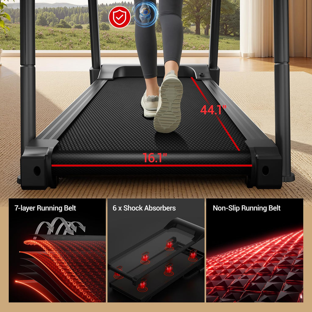 Foldable Auto Incline Treadmill