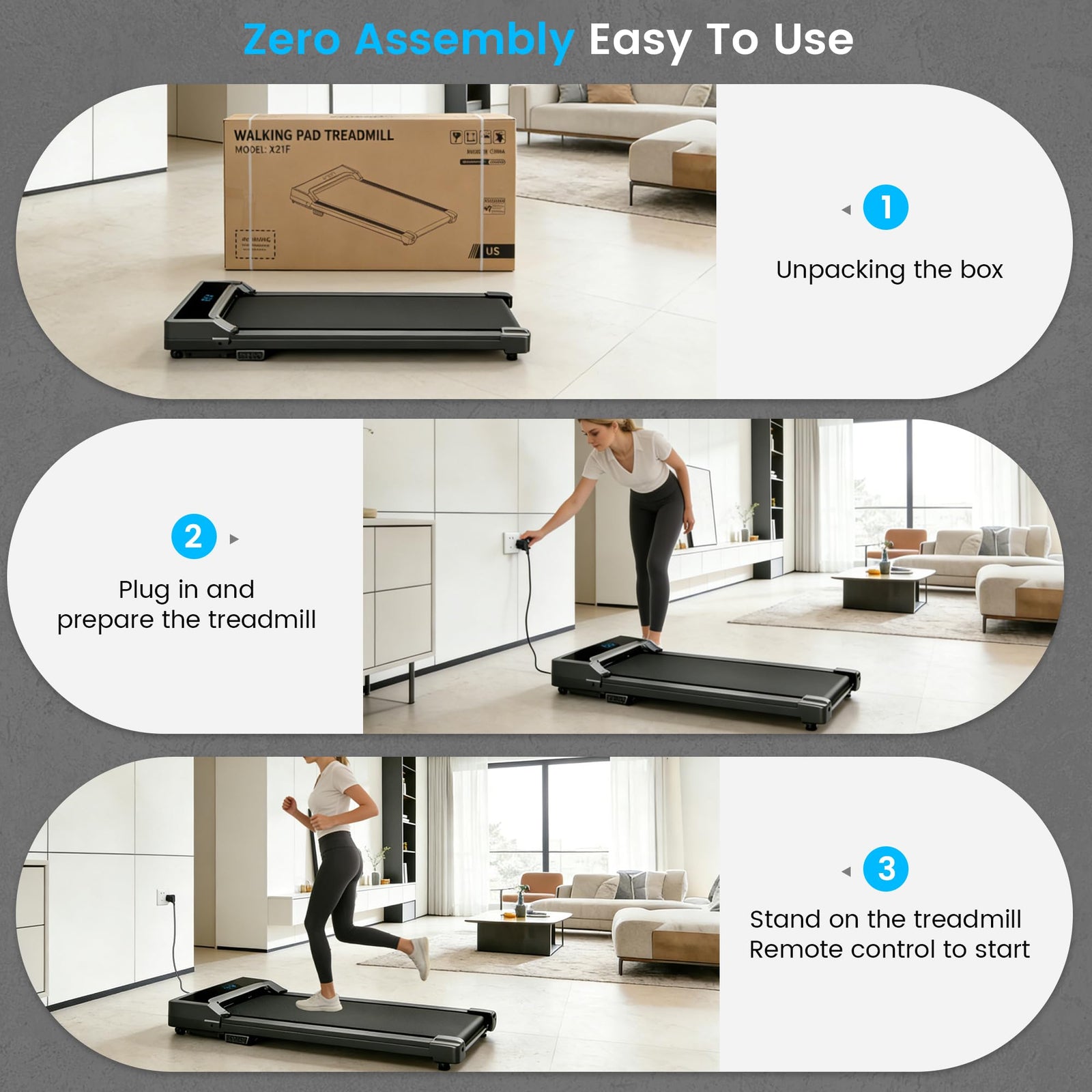 Portable Under Desk Walking Pad