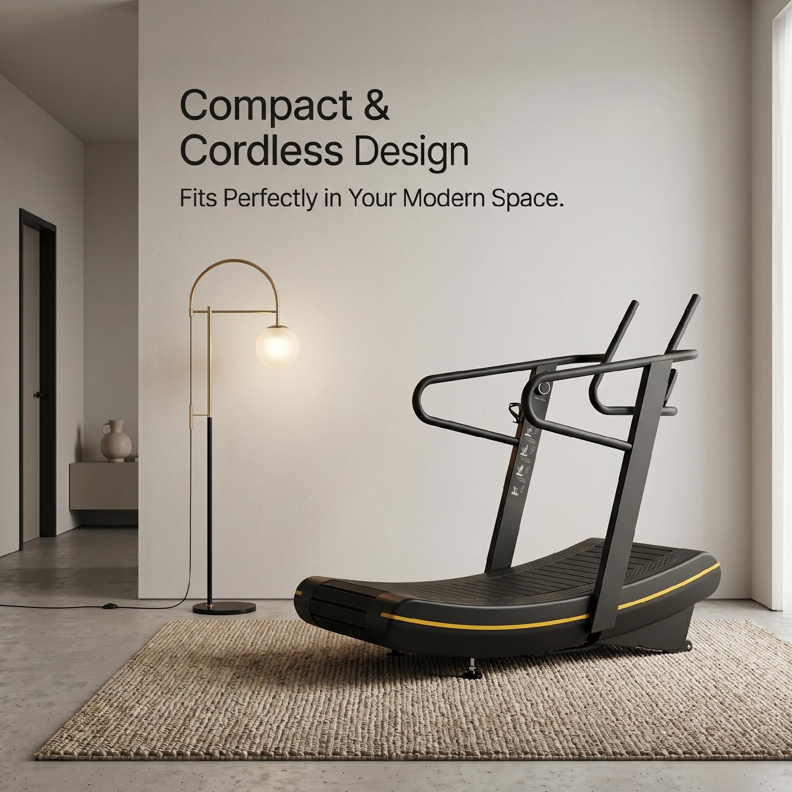 Curved Manual Resistance Treadmill