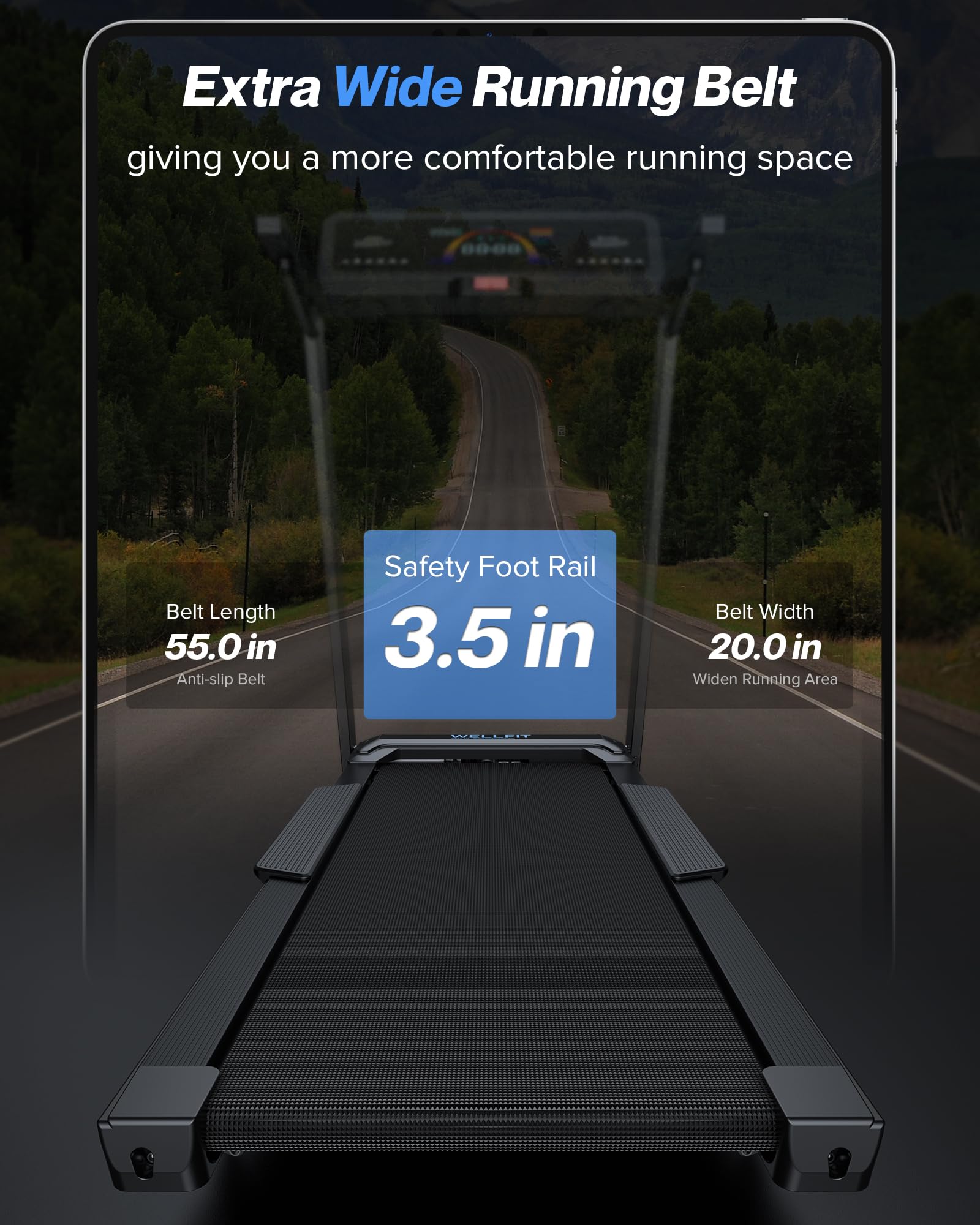 Auto Incline Folding Treadmill