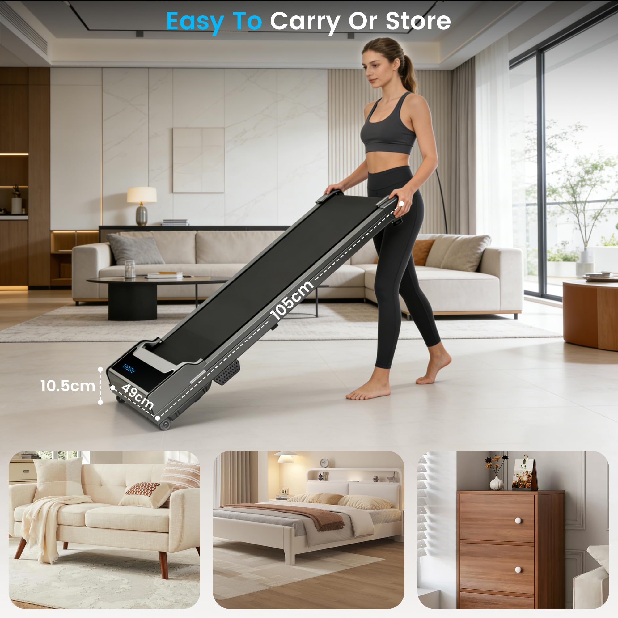 Portable Under Desk Walking Pad