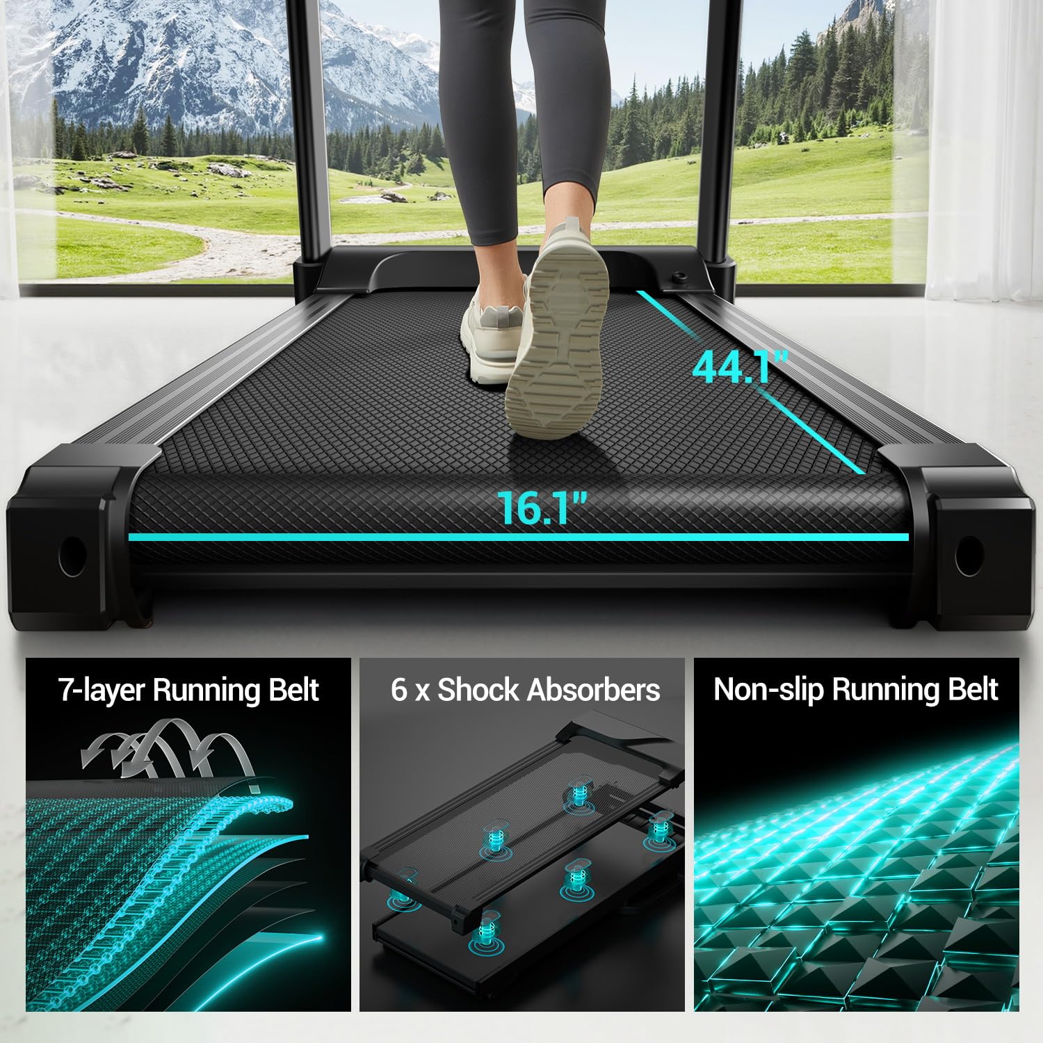 Foldable Auto Incline Treadmill